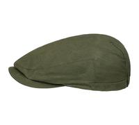 Waxed Cotton Flat Cap by Lipodo