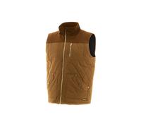 Caterpillar Workwear 30027 Waxed Cotton Vest Bronze L Size: L, Colour: L
