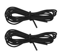 Waxed Round Formal Dress Shoelaces 2.5mm Thin 100cm Long 1 Pair Thin Oxford Shoe Laces for Brogues Derby or Blucher Shoes Replacement Shoestrings for Oxford Ankle Boots or Desert Boots A11HSDLXD