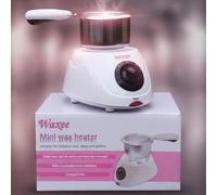Waxee Mini Wax Heater, with inner Container for Stripless Film Wax. Compact Size, perfect for home users and for small body areas- upper lip, underarms, bikini,