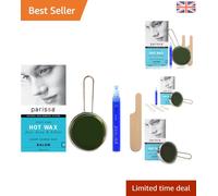 Waxing Essentials: 4 oz Natural Hair Removal Wax for Soft Skin & Easy Peeling