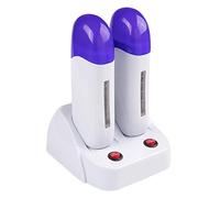 Waxing Kit Electric Wax Heater Waxing Warmer Machine Double Depilatory Roll Wax Warmer for Hair Removal
