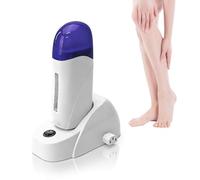 Waxing Kit, Roll On Wax Heater for Full Body Waxing Electric Wax Warmer Machine Hair Removal Depilatory Waxing Heater for Hair, Leg, Face, Armpit, Bikini, Eyebrow(1 seat)