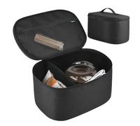 Waxing Kit Storage Bag - 30.5x20.3x15.2cm Nylon Black, Divider Compartment Handle, Accessory Organization Protection | Perfect for Professional Use, Services, Travel Grooming Packing