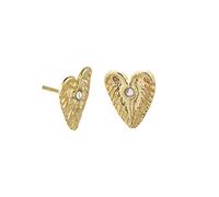 Waxing Poetic Good Verbs Post Earrings - Loving, Metal, No Gemstone