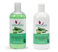 Waxing Pre- and Post-Treatment Set. Pre-Treatment Lotion with Aloe Vera and After-Treatment Milk with Aloe Vera
