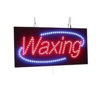 Waxing Sign, TOPKING Signage, LED Neon Open, Store, Window, Shop, Business, Display, Grand Opening Gift