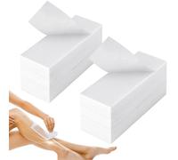 Waxing Strips, Pack of 200 Professional Quality Fleece Strips, Wax Hair Removal, Wax Strips Hair Removal, Non-Woven Paper for Hair Removal, Waxing Set for Any Type of Depilation on Leg, Chest