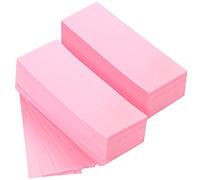 Waxing Strips Pink Non-Woven Hair Removal Wax Strip Facial Body Wax Strip Sheet Hair Removal Wax Paper for Facial Leg Bikini Hair Cleaning and Removal (200 Pieces)