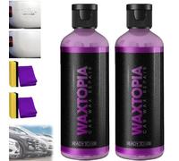 Waxtopia Car Scratch Remover, Qinux Waxtopia Car Wax Repair, Fix Deep Scratches, Removes Defects, Adding Shine, Long-Lasting Protective Layer for All Vehicles (2pcs)