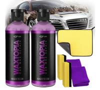 Waxtopia Car Scratch Remover, Waxtopia Car Wax Repair, Auto Glass Scratch Polishing Fluid, Fix Deep Scratches, Removes Defects, Adding Shine, Long-Lasting Protective Layer (2pcs)