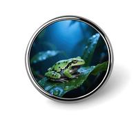 Waxy Monkey Tree Frog Brooch Pins Lapel Pins for Men Women Badge Button Cover Decorative Jewelry Charms for Hats Bags Backpacks Suits Shirts Scarves Clothing Accessories Banquet Wedding Gift
