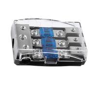 Way Car Audio Distribution Block Durable Fuse Holder for Ground Connections Versatile Design Protects Electrical System From Overload for Amplifier Setup