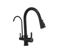 Way Kitchen Tap Pull Out Mixer Swivel with Modes Spray, Ideal for Under Water Filter System - Stylish and Functional Sink Taps (Color: C)