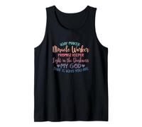 Way Maker Miracle Worker Promise Keeper God Faith Jesus Tank Top