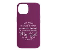 Way Maker Miracle Worker Promise Keeper My God Case for iPhone 14