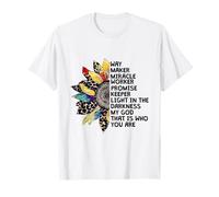 Way Maker Miracle Worker Promise Keeper Sunflower T-Shirt