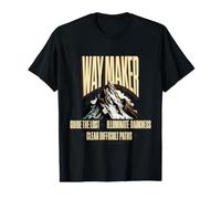 Way Maker Mountain Christian Faith Cross Isaiah 42:16 Value Graphic T-Shirt
