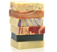 Way Natural Goat Milk Soap Variety Pack - Honey Oatmeal, Sandalwood, Lavender, Cherry Almond, Charcoal, Unscented Moisturising Body Soap Bars - Natural Bar Soap for Men & Women, Handmade Goat Soap
