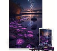 Way of Glistening Stones 1000 Pieces Puzzles for Adults Cognitive Boost Mindful Escape Tight Lock (50x75cm)