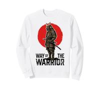 Way Of The Warrior Samurai Katana Red Sun Vintage Grunge Sweatshirt