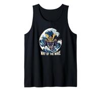 Way of The Wave Samurai Warrior Japanese Martial Arts Ocean Tank Top