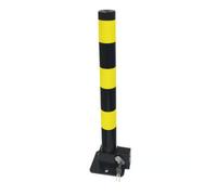 Way4Now - Car Parking Space Lock With Bolts - Yellow And Black - 600mm X 60mm