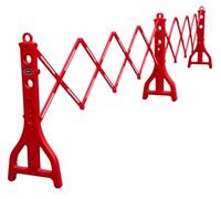 Way4Now Expandable Safety Barrier, Red, 5 Metre
