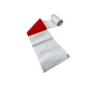 Way4Now - Reflective Red/White Strip For Security Fencing - 3.5 m