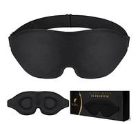 WAYA 3D PREMIUM Sleeping Eye Band, Eye Mask for Relaxation, Snooze, 100% Blocking Light, Sun Rays, Super Soft and fit, High Quality Eye Matching Material, Adjustable Clasp