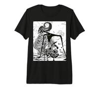 Wayang Indonesia: Traditional Shadow Puppet Art Design Premium T-Shirt