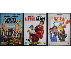 WAYANS BROTHERS COLLECTION 3x DVD - WHITE CHICKS + DON'T BE A MENACE + LITTLE MAN