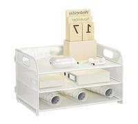 Wayfadacc 3 Tiers Paper Storage Letter Tray File Holders Desk Organizers Filing Trays Desk Accessories Office Supplies