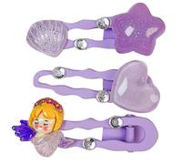Wayfadacc 3Pcs Girls Side Hair Clip 3pcs Set Practical Metal Hairpins Gentle Hold for School Dance Practice Toddler
