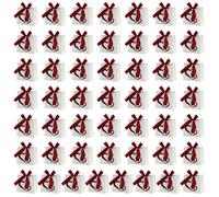 Wayfadacc 50lots Foldable Valentines Design Paper Bags Perfect for Packaging and Portable Storage