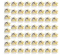 Wayfadacc 50lots Foldable Valentines Design Paper Bags Perfect for Packaging and Portable Storage