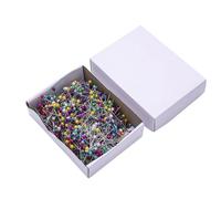 Wayfadacc 800Pcs Colorful Quilting Pins Pearls Head Dressmaking Pins Sewing Positioning Pin for Sewing Craft Pattern Making