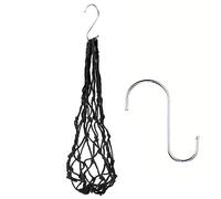 Wayfadacc Chicken Vegetable String Bags Hanging Feeding Net Bag Poultry Fruit Holder with Hooks Chicken Feeder