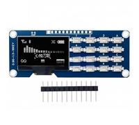 Wayfadacc Compactly Design 1.3Inch LED Display Module SH1106 4x4Matrix Keypad Enhanced User Interaction For Embedded Systems