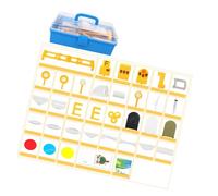 Wayfadacc Educational Optics Experiment Box Quick Assembly Physics Optics Teaching Aid for Science Labs Teaching Demonstrations