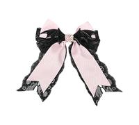 Wayfadacc Japanese Bat Wing Hair Clip Novelty Lace Bowtie Hairpin Ponytail Holder Halloween Party Cosplay Accessory Hair Ornament