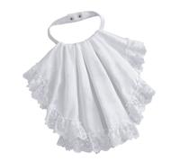 Wayfadacc Lace Drape Design Decorative Collar with Victorian Courtstyle for Evening Parties and Professional Event Gathering