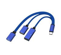 Wayfadacc Plugs & Plays USB C Multiport Center 3 Port Expansion USB C Center with 3 USB Interfaces Small USB C to Thress USB Cente