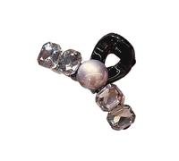 Wayfadacc Rhinestones Imitation Pearls Barrettes For Hair Styling Shimmering Accent Clip Suitable For Thin Hair And Bangs