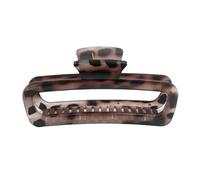 Wayfadacc Strong Grip Hair Clip Women Oversized Rectangle Barrettes Fashion Hair Accessories Leopards Pattern Nonslip Matte Design