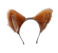 Wayfadacc Stylish Cats Ear Headbands Furry Plush Animal Ears Hair Hoop Hair Accessories for Halloween Cosplays Parties
