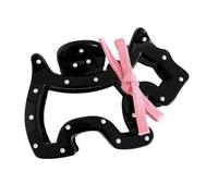 Wayfadacc Stylish Dot Hair Clip Hair Accessory Bows Accent Firm Hold Hairpin Acrylic Barrettes For Long Short Hair
