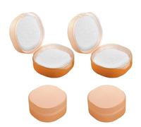 Wayfadacc Travel Friendly Cosmetic Square Organizers Clear Bathroom Storage Case Portable Sturdy for Cotton Pads Accessories