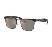 Ray - Ban RB3875 WAYFARER DELUXE 002/39 Unisex Sunglasses Metal Black Squared Normal