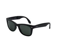 Ray-Ban Sunglasses Folding Wayfarer 4105 Matt Black Green 601S